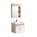 Modern Cabinet with Basin Bathroom Toilet Hangzhou Custom Toilet Cabinet Bathroom Furniture with Mirror and Basin