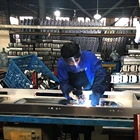 Customized size steel door with aluminum casting back wooden board