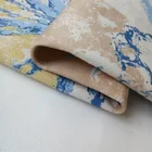 Vintage style velvet pattern printing wholesale microfiber for sofa fabric
