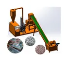 Professional scrap radiator recyclingmachine / AC radiator recycling machine / copper and aluminum separator for sale