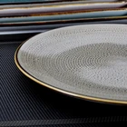 P&T Royal Ware Famous Brand Matte glaze Bowl, China Hotel Vibrant Glazes Plate, Ceramic Dinner Plate~