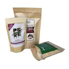 Kraft Paper Cashew Nuts Milk Coconut Snack Food Packaging Bag For Nuts Chips Snacks