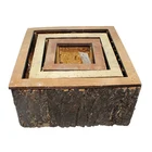 Pot Plastic Wholesale Wood Plant Pot Basket Planters Succulent Plant Pot With Plastic Linning