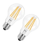 CE RoHS E27 A60 LED フィラメントライトランプ電球 110V 230V 2 ワット 4 ワット 6 ワット 8 ワット LED 電球