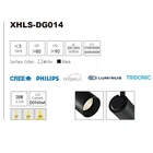 Remote Control Tunable COB indoor ceiling decoration custom led display track rail lighting system