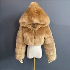 Coat Fox Faux Fur Coat Women Coat 2020 Winter Furs Hot Fashions Women Winter Coat Clothing Faux Fox Fur Jackets Fur Coat