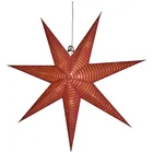 Christmas Decoration pendant hanging Star paper hollow heptagonal window decoration stage layout Festival