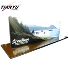 Double sided aluminum fabric light box stand Expo