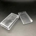 Transparent rectangle shape acrylic custom made dustproof plastic case