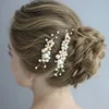 Cheap fashion women pearls bridal hair combs wedding hair accessories