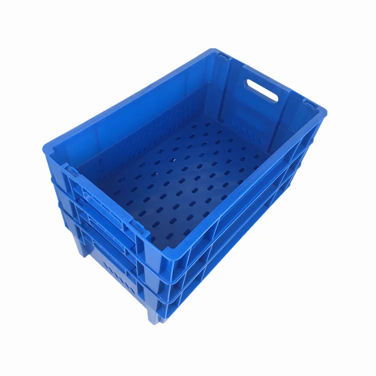 High Quality Large Capacity Collapsible Plastic Storage Crates for Sale manufacture
