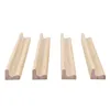 Set of 4 pcs Mahjong tile racks replacement letter holders wooden dice tray