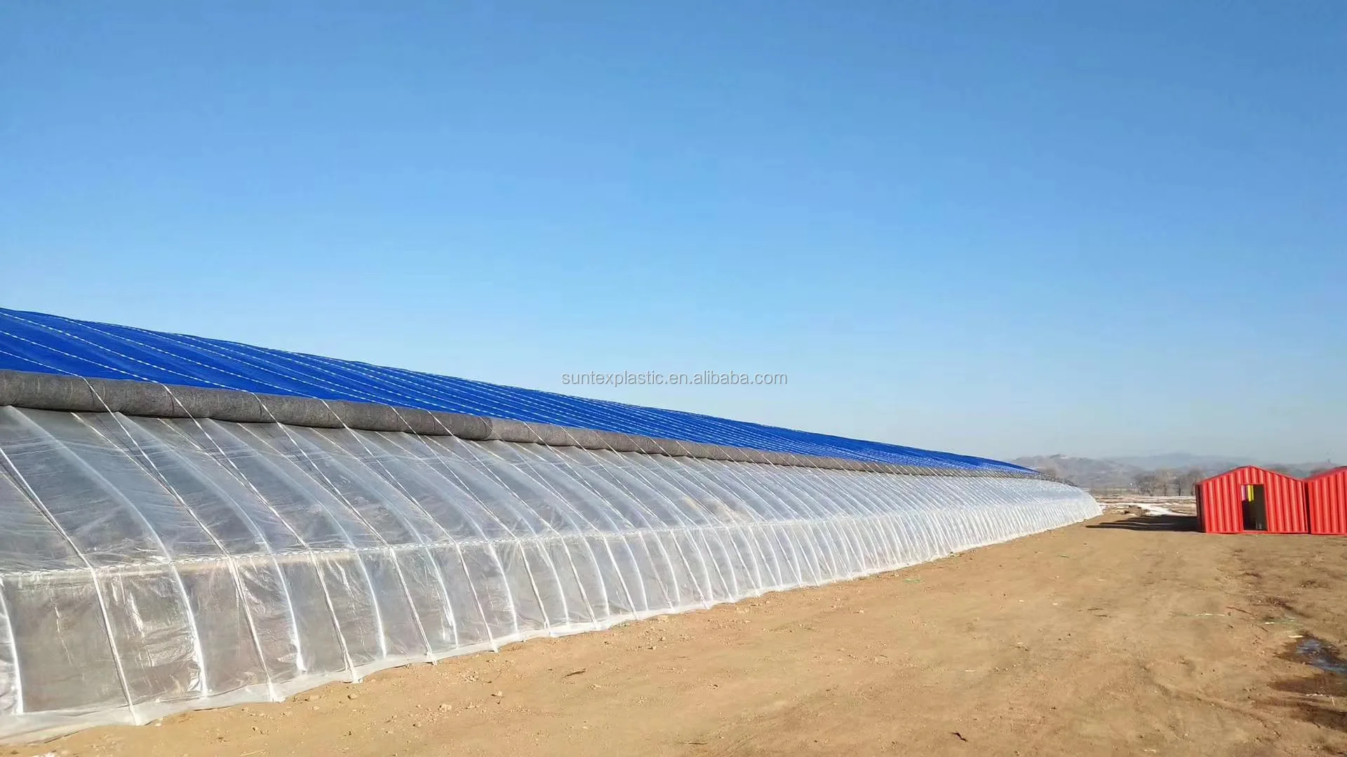 Micron Reinforced Woven Pe Plastic Greenhouse Film Plastic Sheet