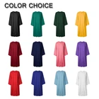 School Green School College Graduation Robe High School College Green Matte Graduation Robe Supply