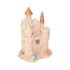 6 Inch Fairy Garden Nautical Style Resin Sand Castle Tabletop Decoration Nautical Craft