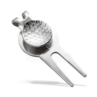 Golf Club Custom Golf Magnetic Ball Marker Divot Repair Tool With Belt Clip For Golf Club Member Gifts