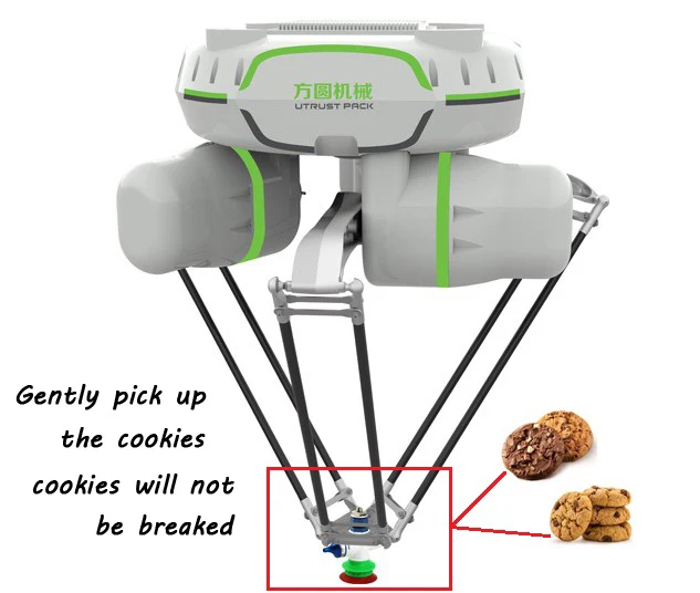 4 axis delta robot for cookie