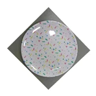 High-end eco-friendly durable reusable dinner dessert plates for hotel