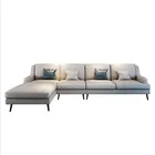 Living room furniture sectional couch recliner function sofa cum bed