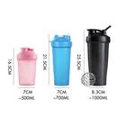 Bottle Bottle Water Wholesale Private Label Custom Logo Plastic Water Bottle Gym Blender Protein Shaker Water Bottle