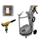 Metal powder coating paint spray equipment for alloy wheels