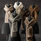 2020 new arrivals Wholesale Fashion Warm Winter Faux Fur Scarf