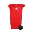 HDPE 240/120 liter outdoor dustbin street waste bin garbage can plastic garbage bin with wheels