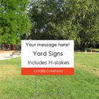 Wholesale Custom Made Shape PP Material Corrugated Plastic Board Printing Coroplast Yard Signs