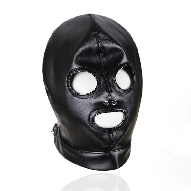 Маска с отверстием для рта Pipedream Fetish Fantasy Series Open Mouth Hood, черный 3855-02 PD - PipeDream - Глухие, Шлемы, Полушлемы - Купить