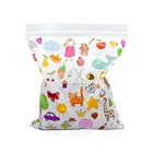 Custom plastic PE packaging snack food bags zip bags