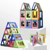 Free Ship Magnetic Photoframe Mini Colorful DIY Magnetic Photo Frame Fridge Refrigerator Picture Frame for Holding 3 Inch Photos