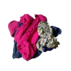 High quality recycling clothing 100% cotton industry dark color wiping rags