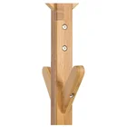 Multipurpose personal organizer long-lasting durability wood coat rack hanger