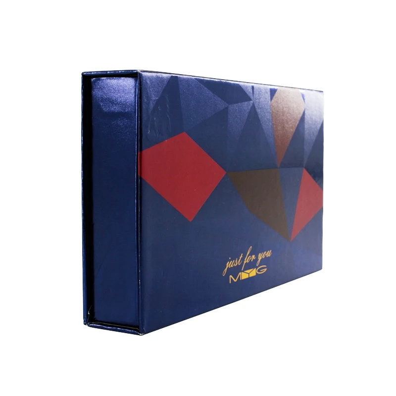 luxury clamshell book shape gift box rectangle lipstick packing