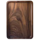 Wood Tray Serving Square Rustic Walnut Tray Solid Wood Coffee Table Serving Square Rectangle Platter