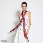 women silk long scarf women handbag tie hot twill neck head accessory luxury scarf