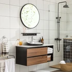GN1079-W90 Modern Multilayer Solid Wood Design Bathroom Wall Cabinet