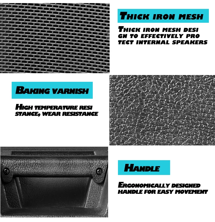 Polinata high power 15 inch subwoofer 350W Built-in DSP system portable speaker professional speaker box with Class D Amplifier - ANKUX.COM