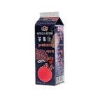 Factory wholesale apple flavor soft drinks 475ml probiotic boxed no additives apple juice