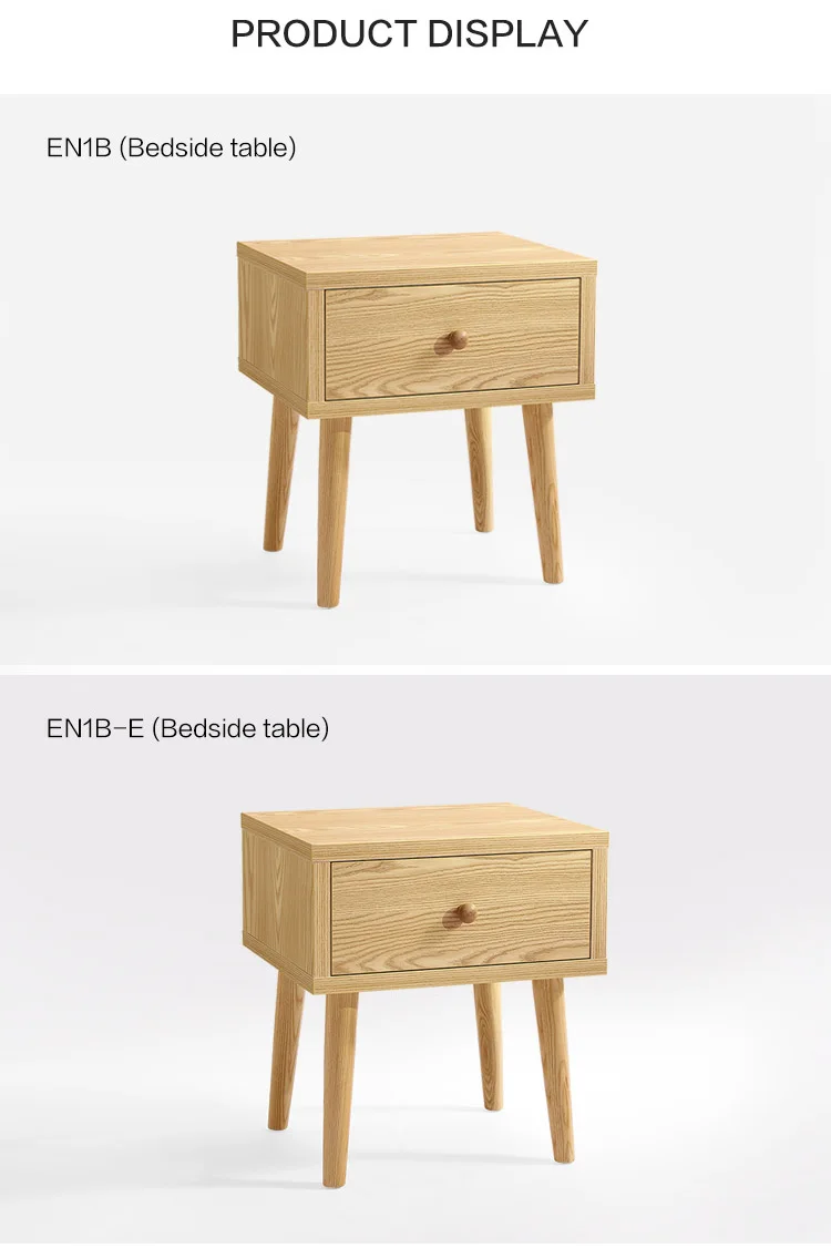 Bedroom Simple Mini Bedside Table Solid Wood Color Storage Corner Side Table Cabinet Living Room Furniture Modern