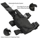 Holster Pouch Amazon Hot Sell Drop Leg Holster For Pistol Tactical Thigh Airsoft Pistol Holster With Magazine Pouch