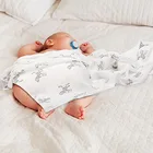 Newborn Cotton Baby Muslin Swaddle Blanket In Bulk