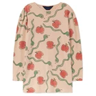 2019 Trending Hot Children Fall Clothes Girls Pink Long Sleeve Cotton T Shirt Dress