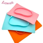 Longwell Shape Silicone Bowl Home Food Tableware Plates
