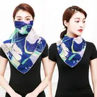 100% Silk Scarves Print Scarf Ladies Square Chiffon Hijab Silk Printed Scarf Scarves