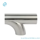 Sanitary Welded Three Way 90 Degree Elbow Tee Pipe Fittings