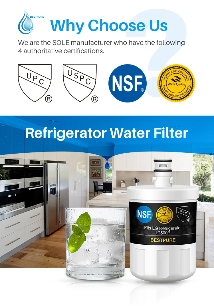 Compatible Refrigerator Freezer Cartridge Replacement Fridge Water