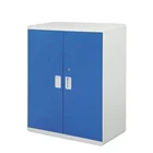 Two door Round corner Adjustable foot steel filling cabinet