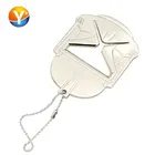 custom logo promotion gift metal bar blade bottle opener key ring, china manufacturer