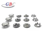 Snap Button Buttons Snap And Buttons Factory Wholesale Brass Perlised Snap Button